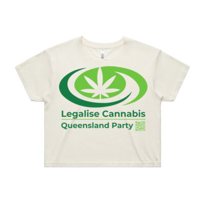 Women's LCQ supporter crop tee Thumbnail